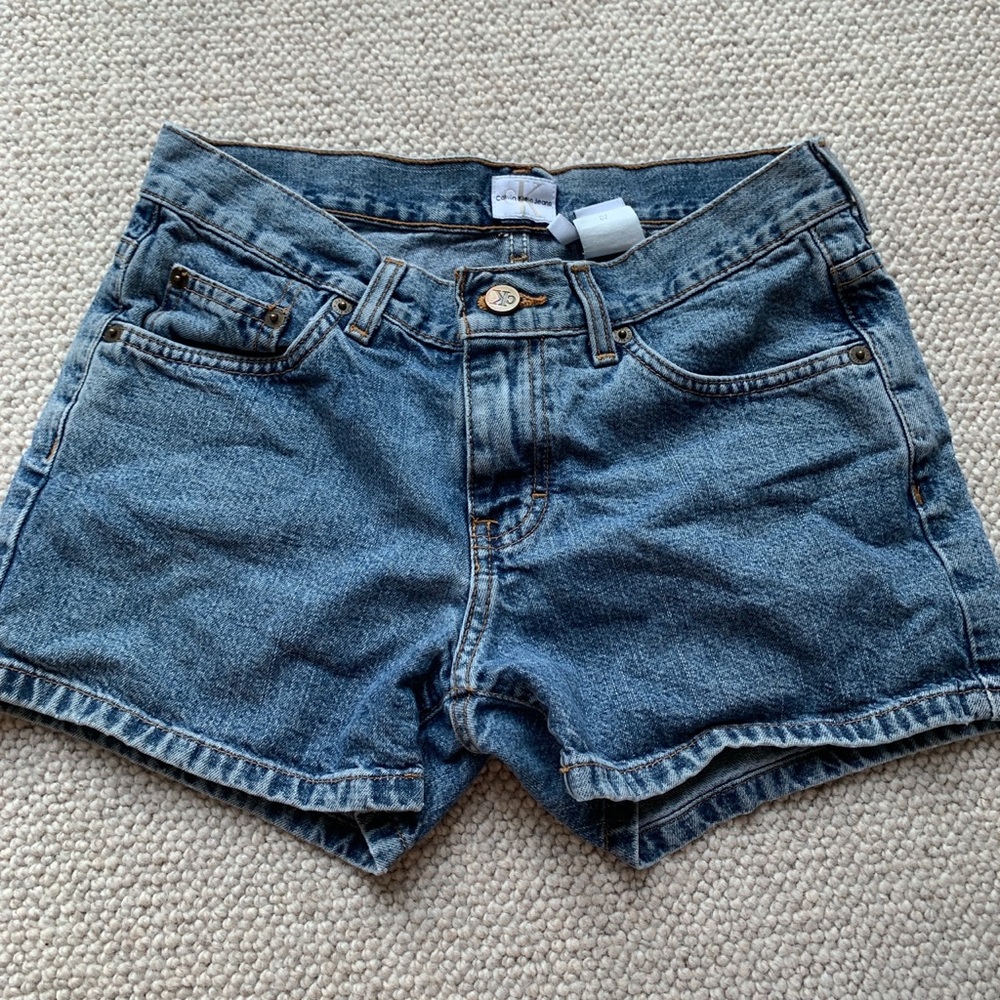 Vintage Calvin Klein Low Rise Denim Shorts
